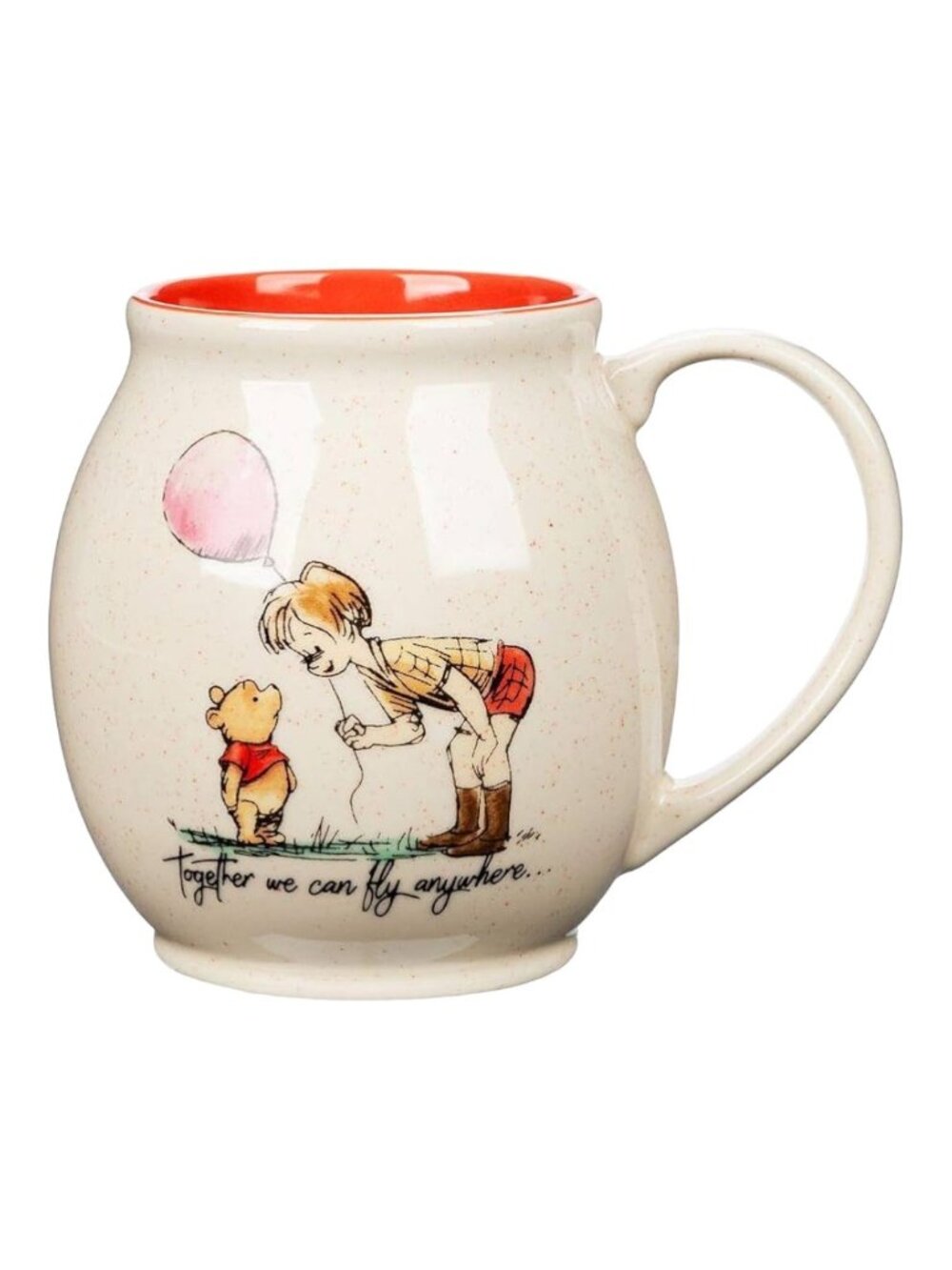 Disney Winnie the Pooh Christopher Robin Together We Can Fly Anywhere Coffee Mug